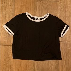 H&M Black Crop Top (L)
